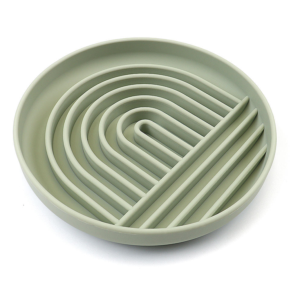 Slow Feeder Dog Bowl — Silicone Maze Bowl for Healthy, Slower Eating