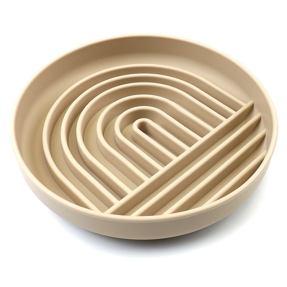 Slow Feeder Dog Bowl — Silicone Maze Bowl for Healthy, Slower Eating
