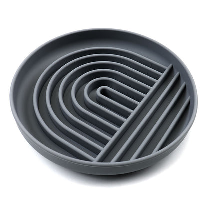 Slow Feeder Dog Bowl — Silicone Maze Bowl for Healthy, Slower Eating
