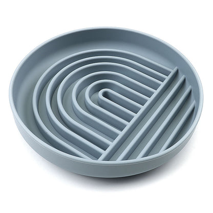 Slow Feeder Dog Bowl — Silicone Maze Bowl for Healthy, Slower Eating