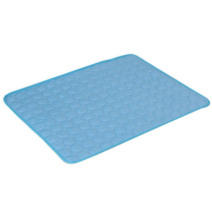 Self-Cooling Pet Mat Ice Silk Cooling Pad for Dogs & Cats — 50%OFF+ FREE SHIPPING