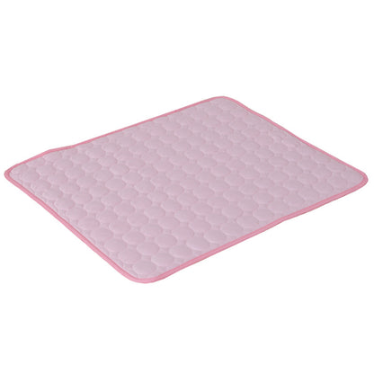 Self-Cooling Pet Mat Ice Silk Cooling Pad for Dogs & Cats — 50%OFF+ FREE SHIPPING