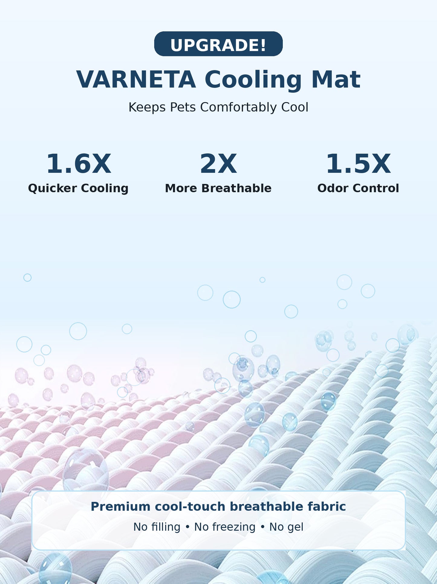 Self-Cooling Pet Mat Ice Silk Cooling Pad for Dogs & Cats — 50%OFF+ FREE SHIPPING