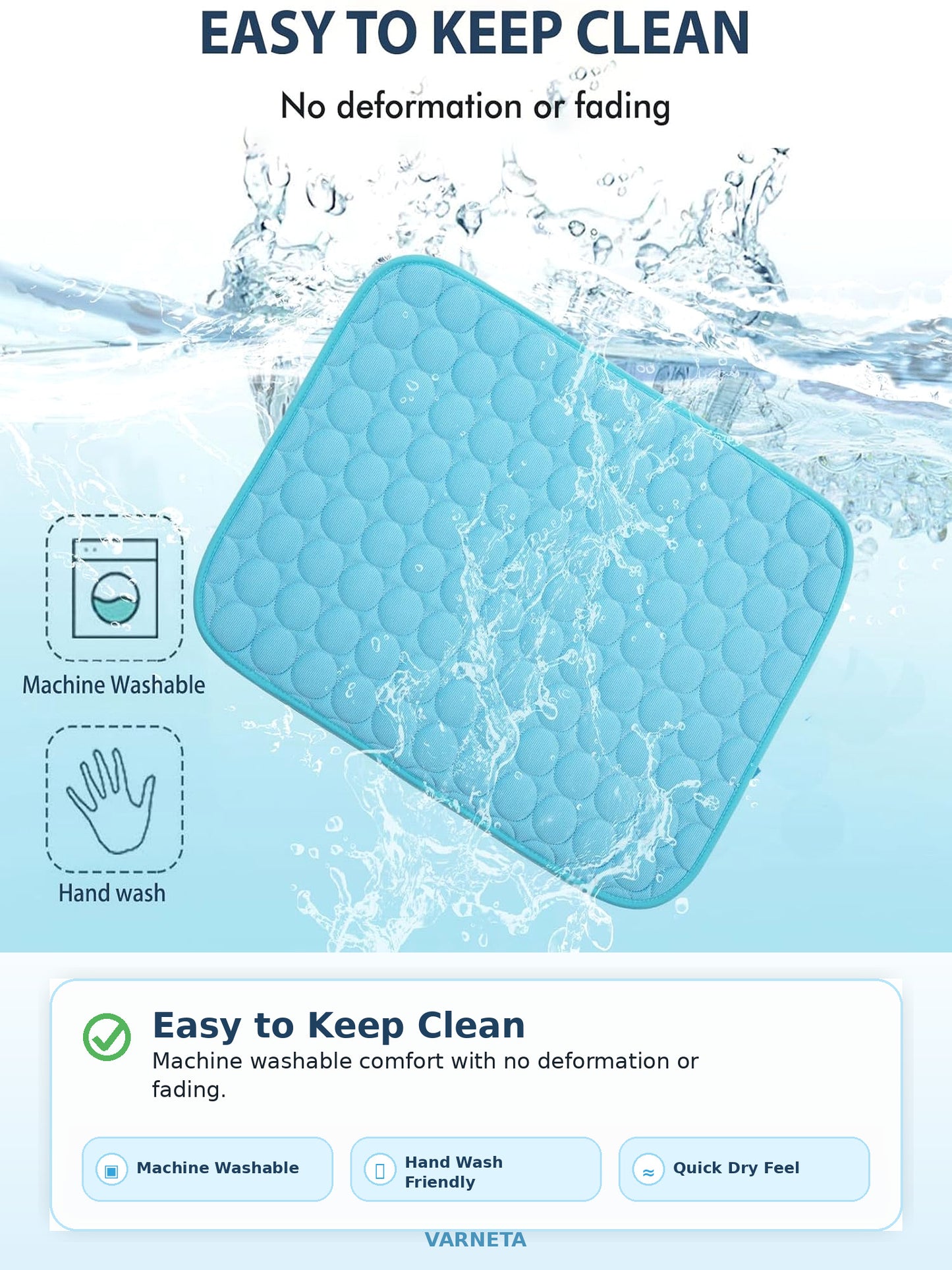 Self-Cooling Pet Mat Ice Silk Cooling Pad for Dogs & Cats — 50%OFF+ FREE SHIPPING