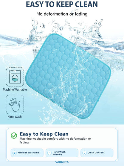 Self-Cooling Pet Mat Ice Silk Cooling Pad for Dogs & Cats — 50%OFF+ FREE SHIPPING